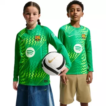 Nike FC Barcelona Stadium Goalkeeper Kids' Football Jersey 2026/27 Green II3610 324 XL