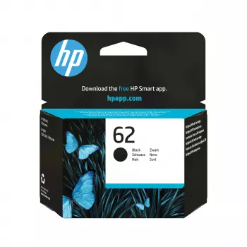 HP 62 Black Original Ink Cartridge - 200 Pages