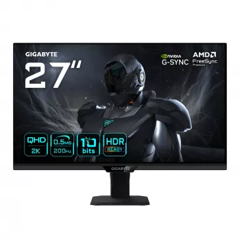 GIGABYTE G27Q20T EK 27 inch QHD 200Hz SS-IPS Gaming Monitor - Black