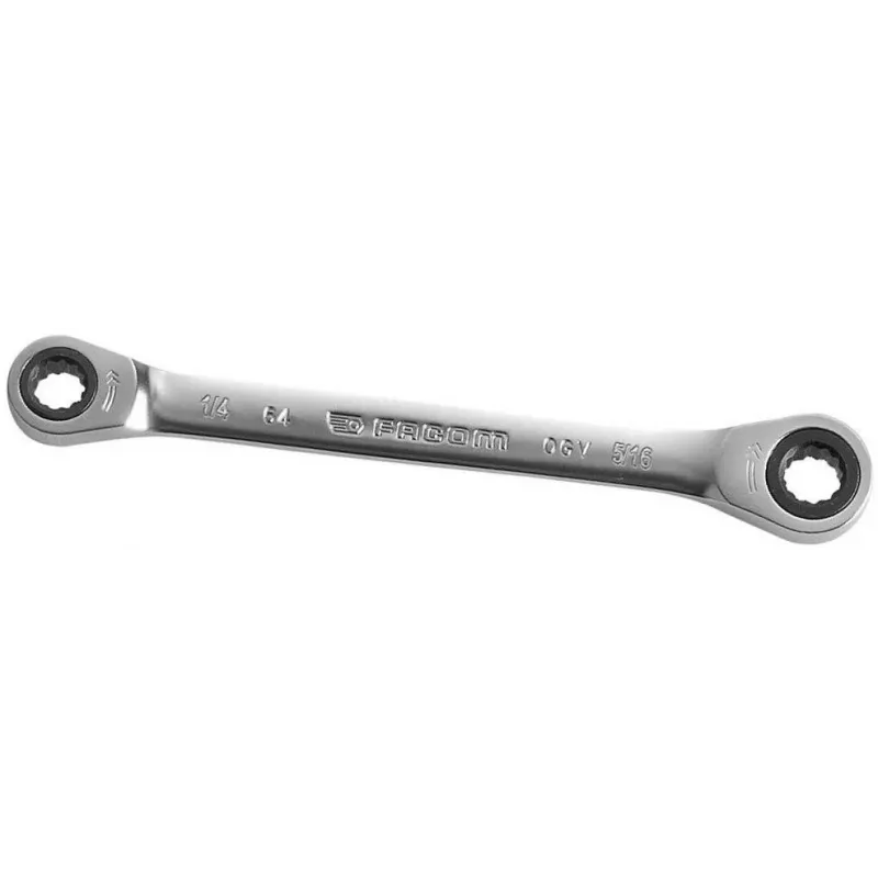FACOM 1/4 x 5/16 Inch 12-Point Ratcheting Combination Wrench