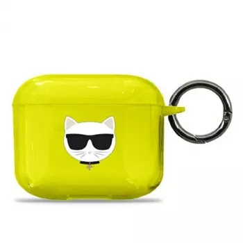 Karl Lagerfeld KLA3UCHFY AirPods 3 Cover Yellow Choupette