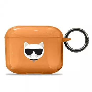 Karl Lagerfeld KLA3UCHFO AirPods 3 Cover Orange Choupette