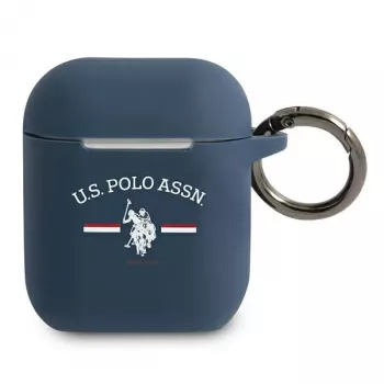 U.S. Polo Assn. US Polo USACA2SFGV AirPods 1/2 Case Navy