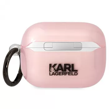 Karl Lagerfeld KLAPHNCHTCP AirPods Pro Case Pink Ikonik Choupette