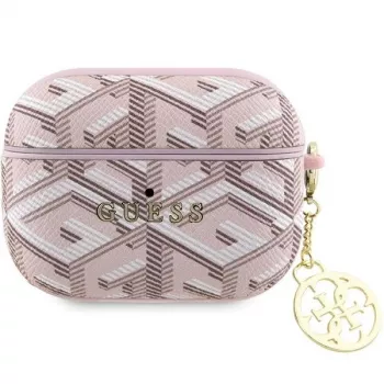 GUESS GUAPPGCE4CP AirPods Pro Cover Pink GCube Charm