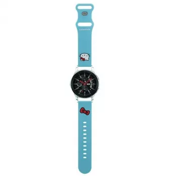 Hello Kitty Universal Silicone Watch Strap Kitty Head Blue 22mm