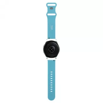Hello Kitty Universal Silicone Watch Strap Kitty Head Blue 22mm