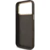 GUESS 4G Triangle Logo MagSafe Case for iPhone 17 Pro Max - Brown & Gold
