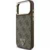 GUESS 4G Triangle Logo MagSafe Case for iPhone 17 Pro Max - Brown & Gold