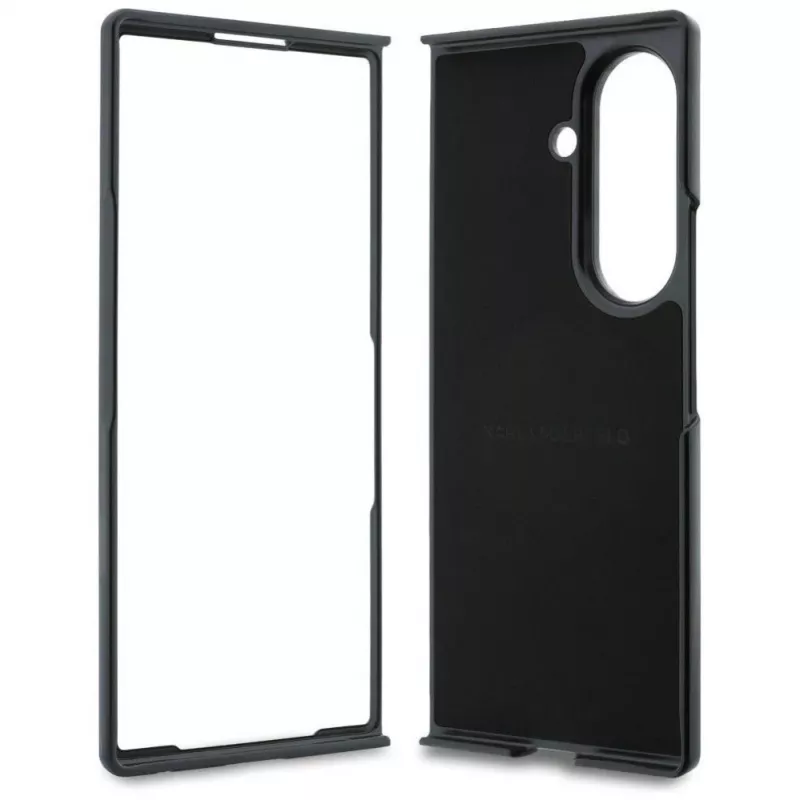 Karl Lagerfeld Karl & Choupette Pins MagSafe Case for Samsung Galaxy Z Fold 8 Ultra - Black