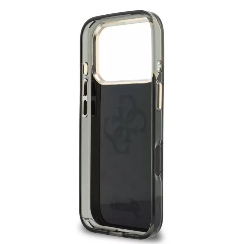 GUESS IML 4G Script Metal Case for iPhone 18 Pro Max / 17 Pro Max - Black