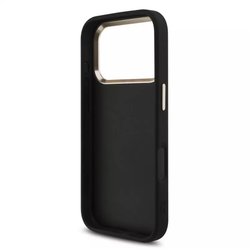 GUESS 4G Big Classic Logo Case for iPhone 18 Pro Max / 17 Pro Max - Black & Gold