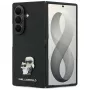 Karl Lagerfeld Saffiano Karl & Choupette Pin Case for Samsung Galaxy Z Fold 8 Ultra - Black