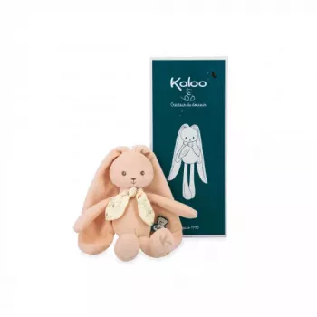 Kaloo Lapinoo Peach Rabbit Plush Toy 25 cm in Gift Box