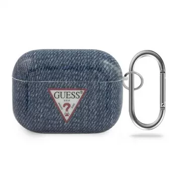 GUESS AirPods Pro Cover Dark Blue Jeans Collection