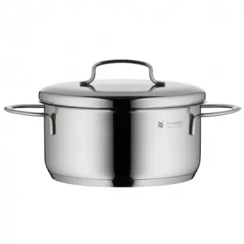 WMF Mini Saucepan 1.5L with Lid, 16cm, Cromargan Stainless Steel, Induction Compatible, Polished