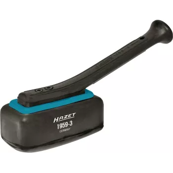 HAZET 1959-3 Slide Hammer Dent Repair Tool, 280 mm, Rubberized Sliding Weight 70 x 140 mm, M10 Thread