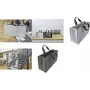 SIGEL BA431 Desk Sharing Bag Basic L Light Grey Recycled PET Felt