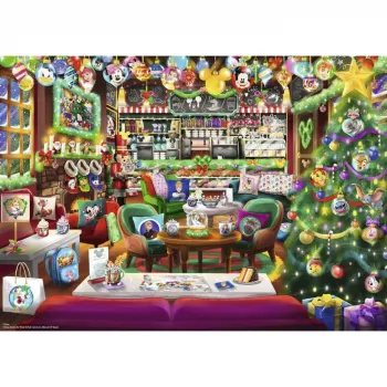 Ravensburger Puzzle Disney Christmas Cafe (1000 Pieces)