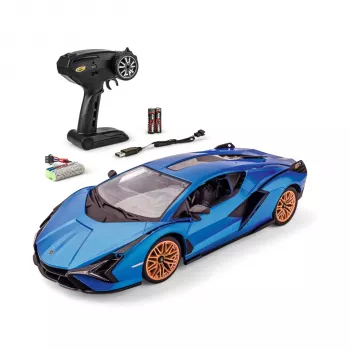 Tamiya Carson 1:14 Lamborghini Sian FKP 37 2.4GHz RTR RC Car Blue