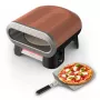 Tefal JM600TE0 Electric Pizza Oven with Pizza Cutter, 1200 W, 30 cm, Black/Red
