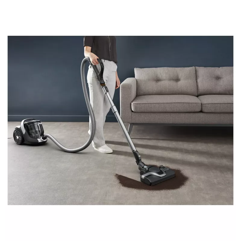 Rowenta Green Force Cyclonic Effitech+ RO7C66 Cordless Stick Vacuum Cleaner with Flex Technology and Aqua Head
