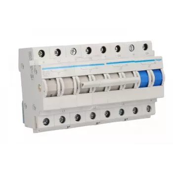 HAGER SF463 Modular Power Switch 4-Pole 63A 400V AC I-0-II