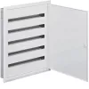 Hager FW536FT Flush-Mounted Distribution Box with PE/N Terminals, 5 Rows, 180 Modules, IP40, White