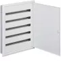 Hager FW536FT Flush-Mounted Distribution Box with PE/N Terminals, 5 Rows, 180 Modules, IP40, White