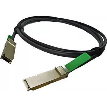 Alcatel-Lucent QSFP+ to QSFP+ Direct Attach Copper Cable, 3 m, 40GbE, Passive, Black