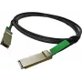 Alcatel-Lucent QSFP+ to QSFP+ Direct Attach Copper Cable, 3 m, 40GbE, Passive, Black