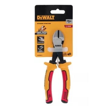 DEWALT VDE Cutting Pliers 160mm Diagonal Cutters 1000V Insulated