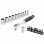 STANLEY 1/2 inch Ratchet Set 120T Sockets and Bits