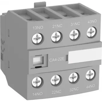 ABB CA4-13M Auxiliary Contact Block 1NO+3NC Front Mount Screw Terminals 690V