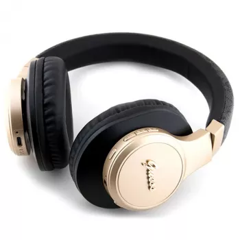 GUESS GUBH604GEMK Bluetooth Over-Ear Headphones Black 4G Script