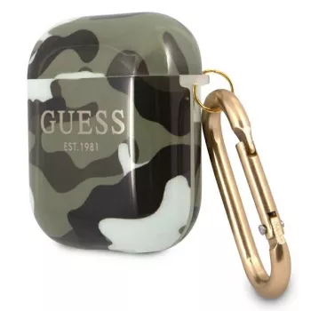 GUESS Camo Collection AirPods 1/2 Cover Green/Khaki