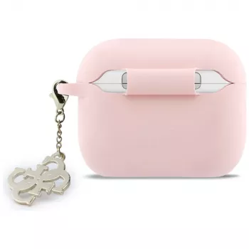 GUESS Silicone 4G Charm Case for Apple AirPods Pro (1st & 2nd Gen) - Pink