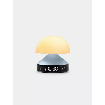 Lexon Mina Sunrise Wake-Up Light Alarm Clock, Light Blue