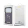 GUESS 4G Script Metal Back Cover Case for Apple iPhone 18 Pro / 17 Pro - Burgundy