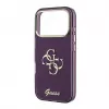 GUESS 4G Script Metal Back Cover Case for Apple iPhone 18 Pro / 17 Pro - Burgundy