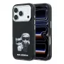 Karl Lagerfeld Karl & Choupette Bodies Sketch Print MagSafe Case for iPhone 18 Pro Max / 17 Pro Max - Black