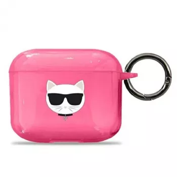 Karl Lagerfeld KLA3UCHFP AirPods 3 Cover Pink Choupette