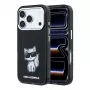 Karl Lagerfeld IML Choupette Body Sketch Print MagSafe Case for iPhone 18 Pro Max / 17 Pro Max - Black