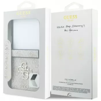 GUESS 4G Big Logo Hard Case for Samsung Galaxy Z Flip5 - Pink