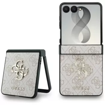 GUESS 4G Big Logo Hard Case for Samsung Galaxy Z Flip5 - Pink
