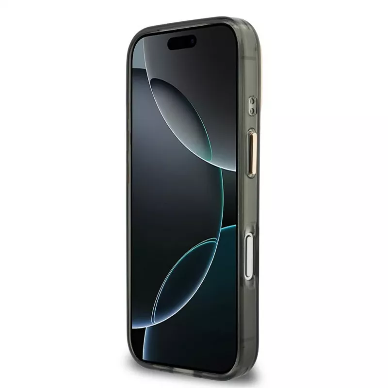 GUESS IML 4G Script Metal Case for iPhone 18 Pro / 17 Pro - Black