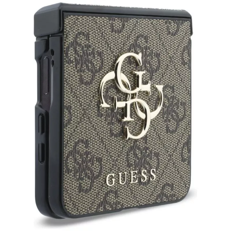 GUESS Big 4G Logo Hard Case for Samsung Galaxy Z Flip4 - Brown