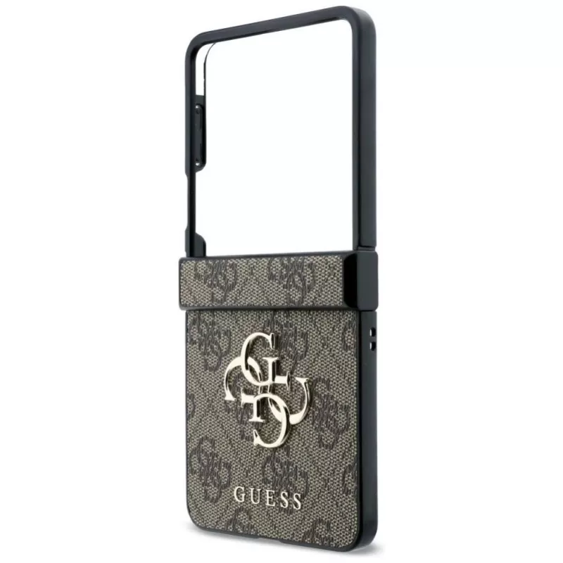 GUESS Big 4G Logo Hard Case for Samsung Galaxy Z Flip4 - Brown