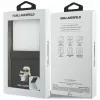 Karl Lagerfeld Karl & Choupette Saffiano Pins Case for Samsung Galaxy Z Flip5 - Black