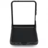 Karl Lagerfeld Karl & Choupette Saffiano Pins Case for Samsung Galaxy Z Flip5 - Black